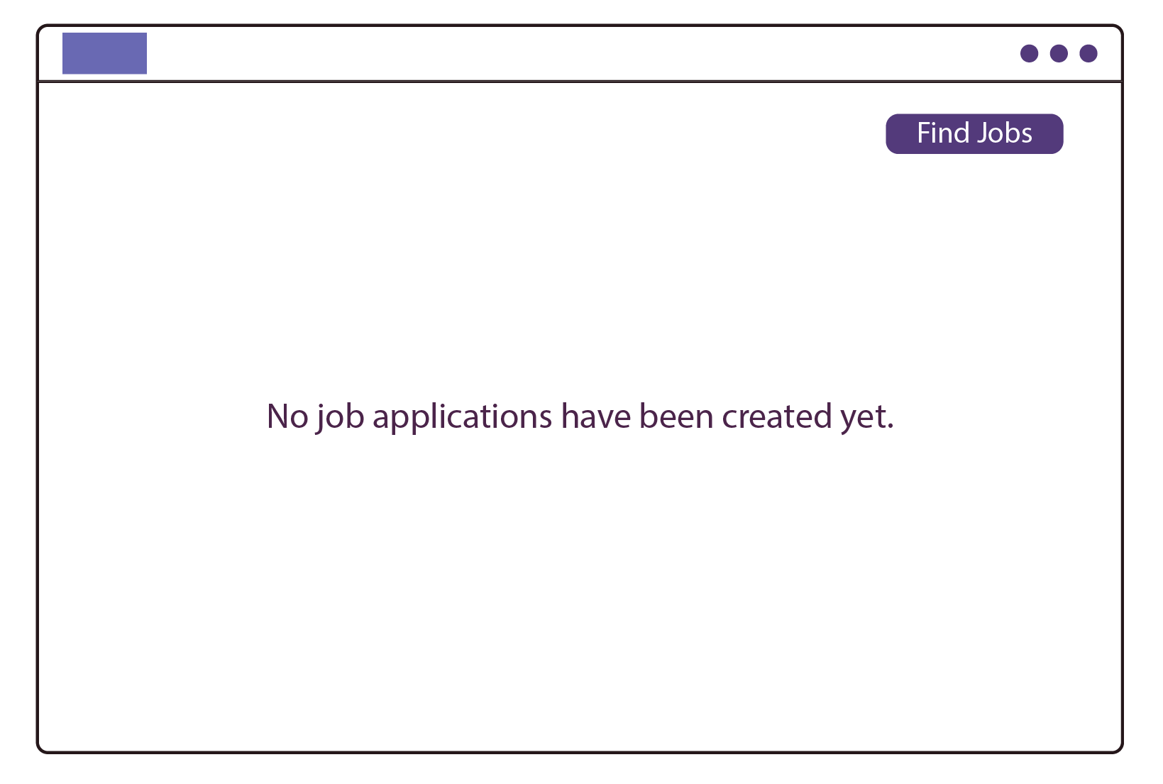 No job applications have been created yet