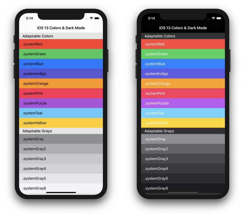 Exploring adaptive and semantic colors