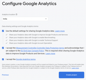 Configure Analytics 