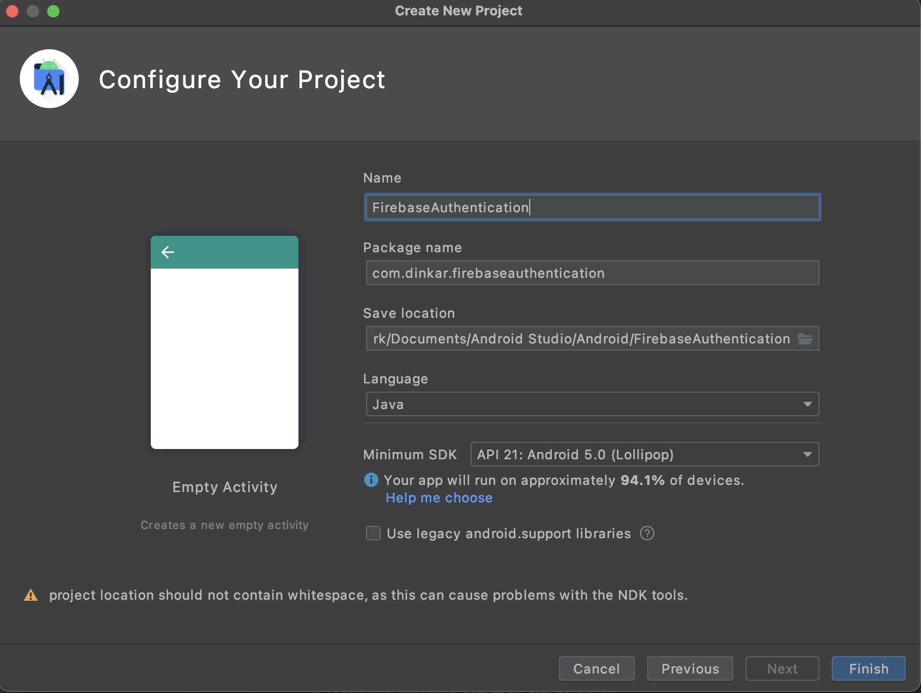 Configure project