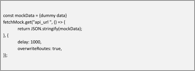 Fetch-mock