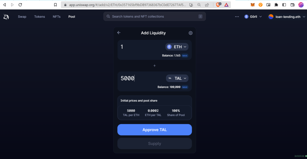 liquidity pool 