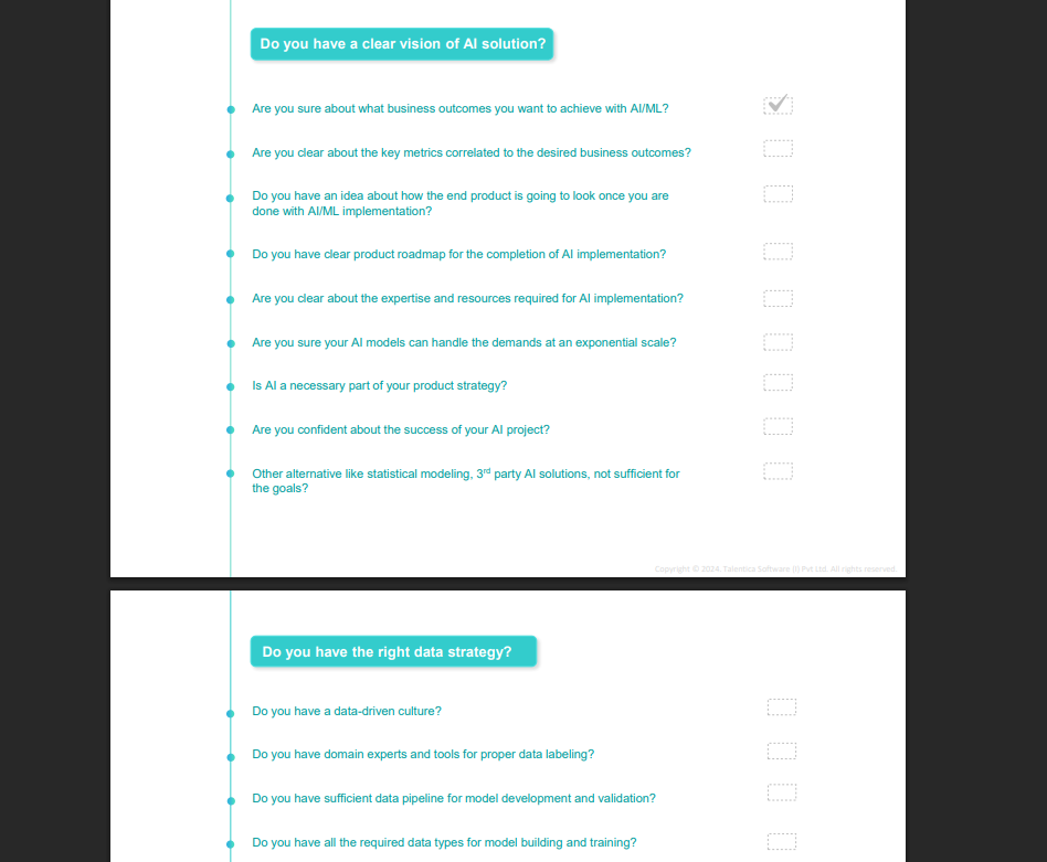 AI Integration: AI Readiness Checklist